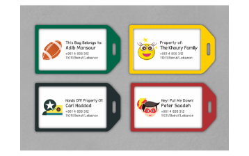 Personalized luggage tags