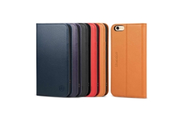 SHIELDON iPhone 6 Case, iPhone 6S Wallet Case - Genuine Leather Case