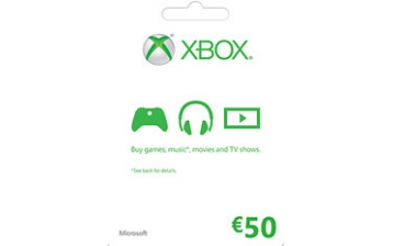 Xbox Live 50 Euro Gift Card