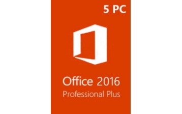 Microsoft Office 2016 Pro Professional Plus CD-KEY (5 PC)