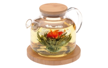 Timeless Moments Bamboo Teapot with Trivet